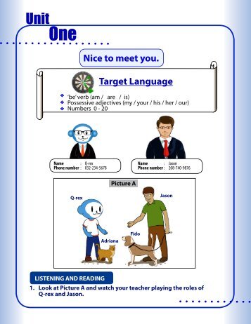 Target Language Nice to meet you.
