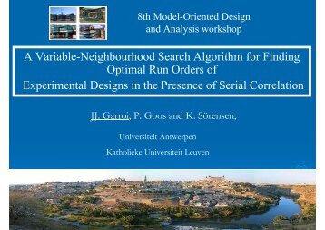 A Variable-Neighbourhood Search Algorithm for Finding Optimal ...