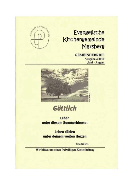 MÃ¤nnerkreis Bredelar - Evangelische Kirchengemeinde Marsberg