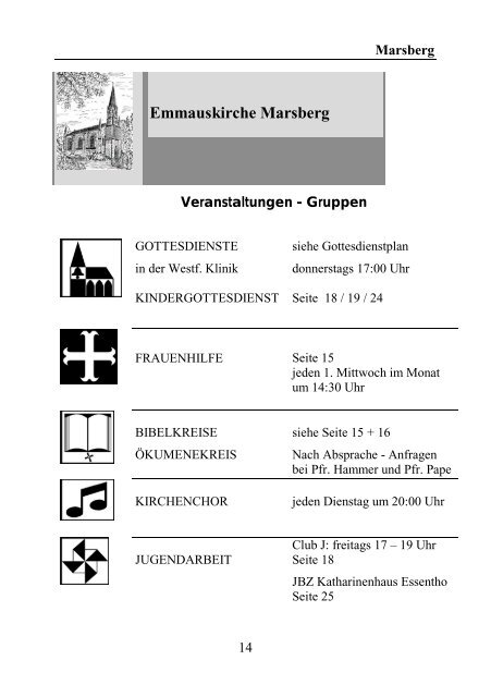 MÃ¤nnerkreis Bredelar - Evangelische Kirchengemeinde Marsberg