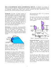 MECA ELECTROMETER - Mars Exploration Program