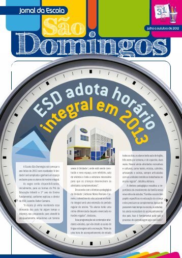 Jornal da Escola São Domingos - Edição 31