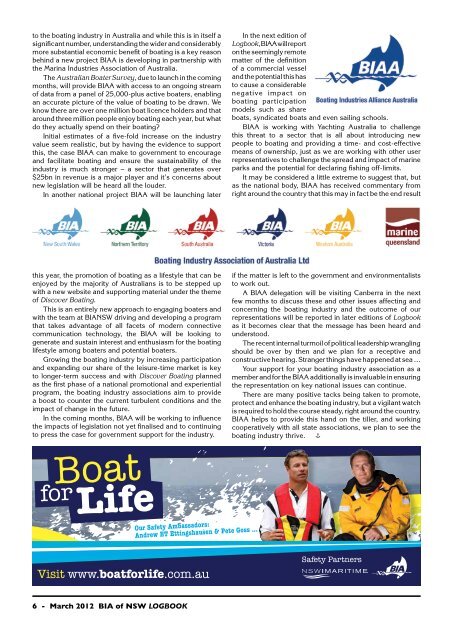 March 2012 - Boating Industry Association of NSW