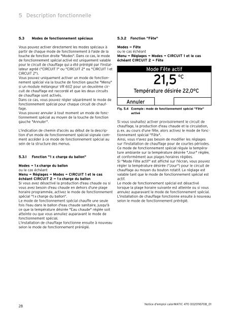 Notice d utilisation calorMATIC VRC 470.pdf (1.89 MB) - Vaillant