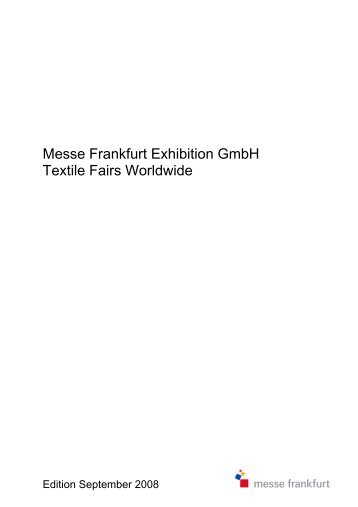 Textile-Calendar-September-2008 (PDF) - Heimtextil - Messe Frankfurt