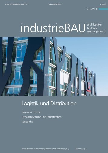 "Zertifizierung von Logistikbauten" (industrieBAU) - Planung ...