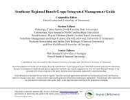 Southeast Regional Bunch Grape Integrated Management Guide