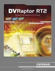 Render-Free Realtime DV Editing - DV Finland