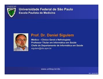 Prof. Dr. Daniel Sigulem - SBIS
