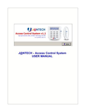 J@NTECH Access Control System - ITAC Solution Sdn Bhd