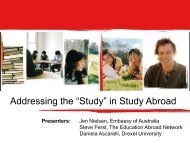 Addressing the âStudyâ in Study Abroad