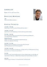 Prof. Dr. Thorsten KÃ¼hn - Klinikum Esslingen