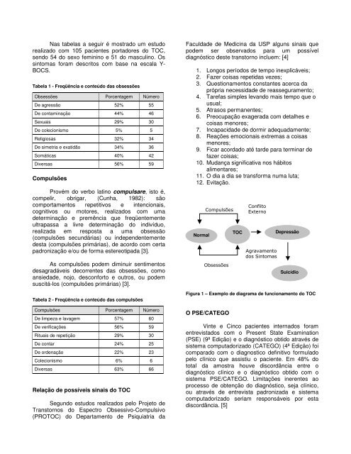 Sistema de Apoio Ã  DecisÃ£o ao Transtorno Obsessivo ... - SBIS