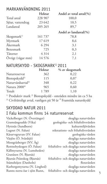 Fakta 2011 - Falu Kommun