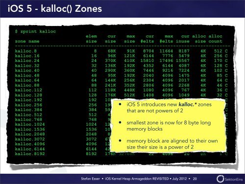 iOS Kernel Heap Armageddon - Hakim