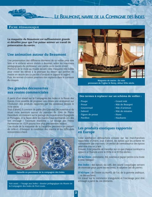 [fr] Le Beaumont, navire de la Compagnie des Indes - MusÃ©es en ...