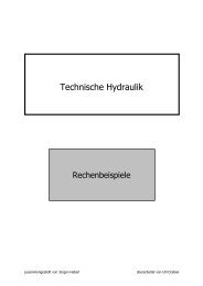 Technische Hydraulik - Institut fÃ¼r Wasserbau und ...