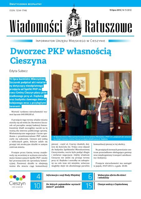 19 lipca 2013.pdf - Cieszyn.pl