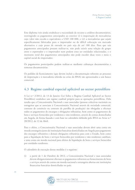 Doing Business Angola - Morais LeitÃ£o, GalvÃ£o Teles, Soares da ...