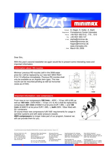 Newsletter 02/09 PDF - Minimax Viking SupplyNet