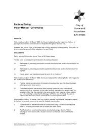 Footway Paving Policy Manual - Governance - City of Norwood ...