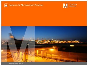 Tagungsmappe der Munich Airport Academy - Flughafen München