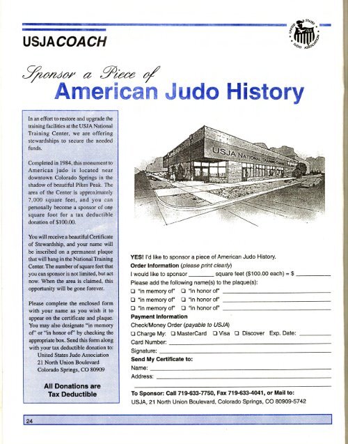 Fall 1998 - Judo Information Site