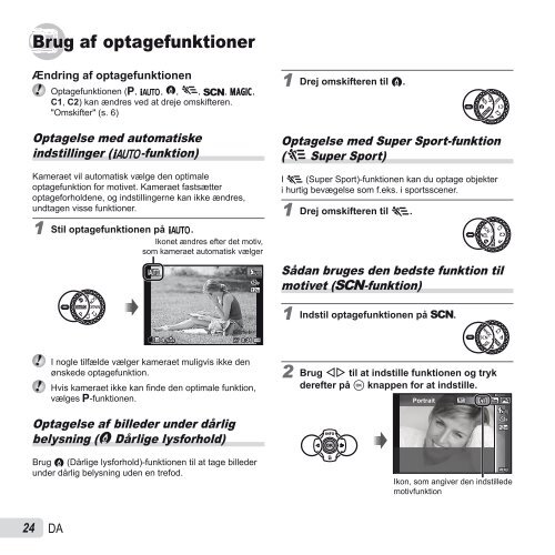 Betjeningsvejledning TG-1 - Olympus