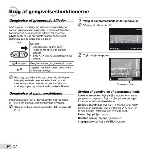 Betjeningsvejledning TG-1 - Olympus