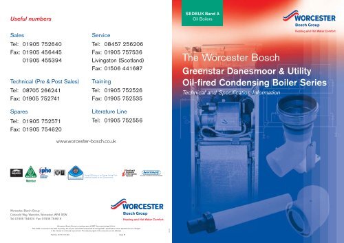 Worcester Greenstar Danesmoor HE Heat CF RS 18 ... - BHL.co.uk