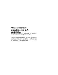 Almacenadora de Exportaciones, SA - Banpro