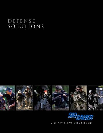 DEFENSE SOLUTIONS - Sig Sauer