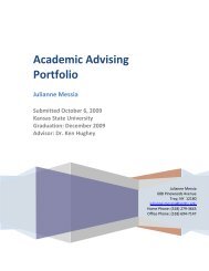 Academic Advising Portfolio - Division of Continuing Education ...