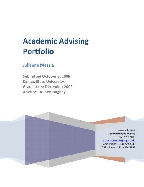 Academic Advising Portfolio - Division of Continuing Education ...