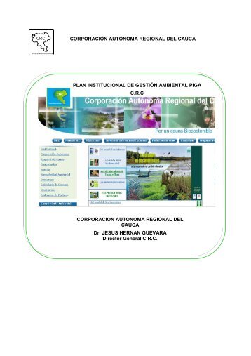 Plan Institucional de Gestión Ambiental PIGA - Corporación ...