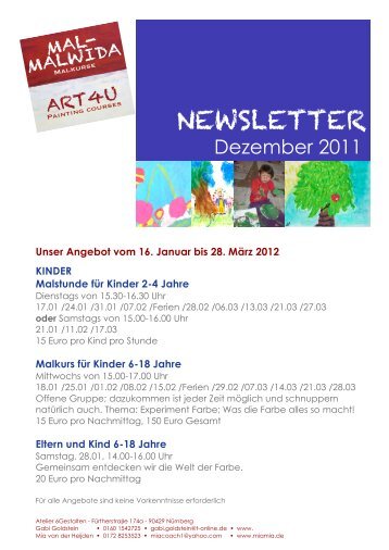 NEWSLETTER DEUTSCH