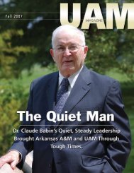 Fall 2007 - The Quiet Man - University of Arkansas at Monticello