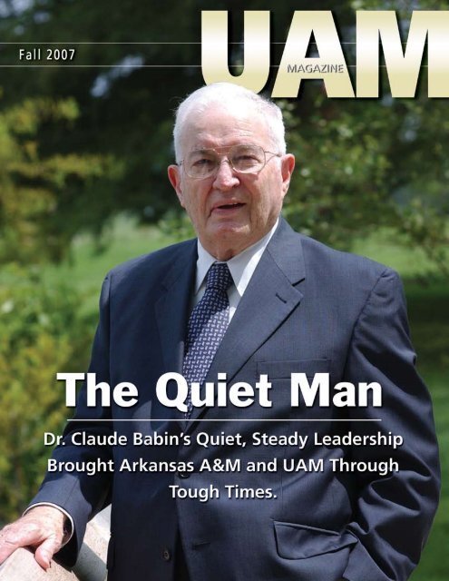 Fall 2007 - The Quiet Man - University of Arkansas at Monticello