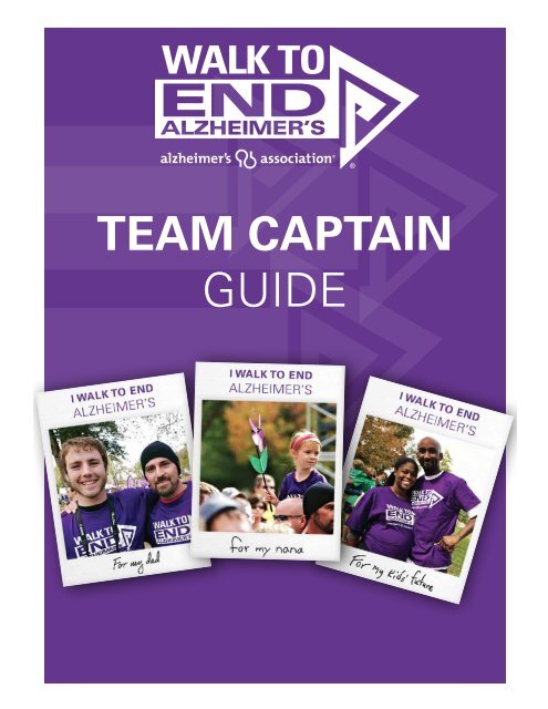 TEAM CAPTAIN GUIDE - Alzheimer's Association