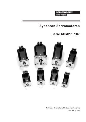 Synchron Servomotoren Serie 6SM27..107 - AHS Antriebstechnik ...