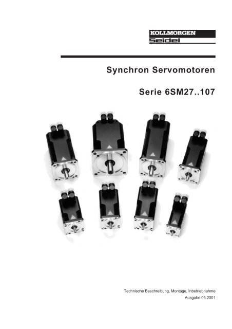 Synchron Servomotoren Serie 6SM27..107 - AHS Antriebstechnik ...