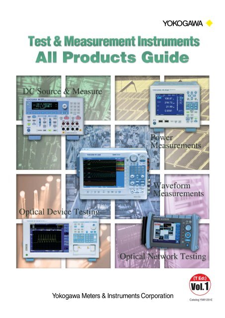 Catalog YMI120-E Test Ã¯Â¼Â† Measurement Instruments AÃ¯Â½ÂŒÃ¯Â½ÂŒ ... -  Yokogawa