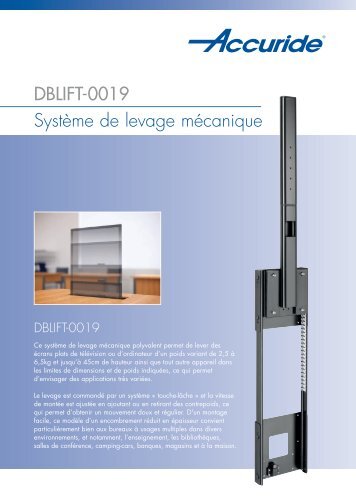 DBLIFT-0019 SystÃ¨me de levage mÃ©canique - Hellopro