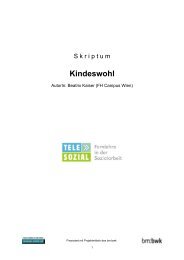 Skriptum Kindeswohl - Telesozial