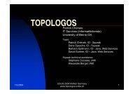 TOPOLOGOS - ESUG