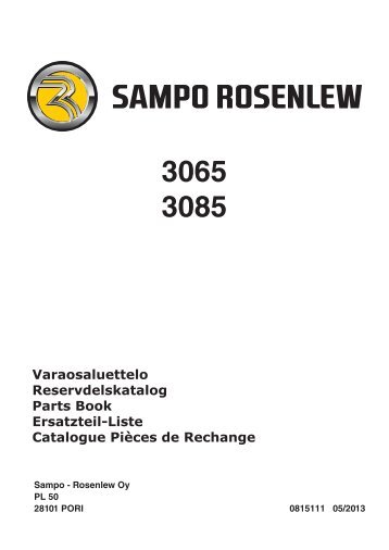Ersatzteilliste - Sampo-Rosenlew
