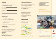 Flyer zur Kinderschutzkonferenz - Nachbarschaftshaus Urbanstraße ...