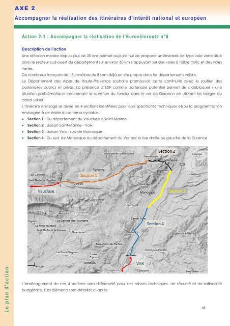 SchÃ©ma directeur cyclable 2012-2022 - Alpes-de-Haute-Provence