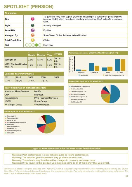 pension - New Ireland Assurance