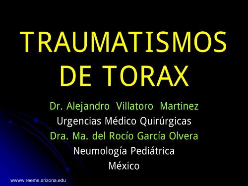 Traumatismos De La Pared TorÃ¡cica - Reeme.arizona.edu